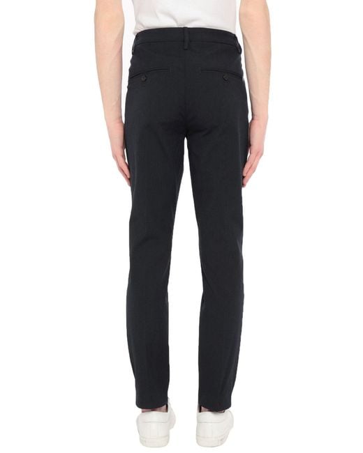 Dondup Blue Midnight Pants Cotton, Elastane for men