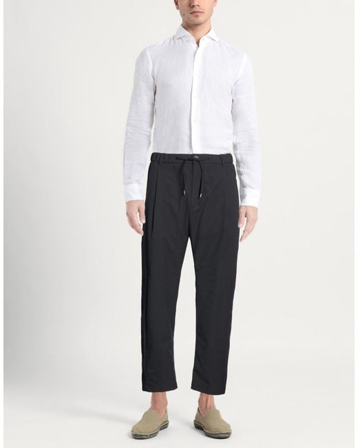 Herno Blue Pants Polyester for men
