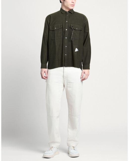 And Wander Green Shirts for men