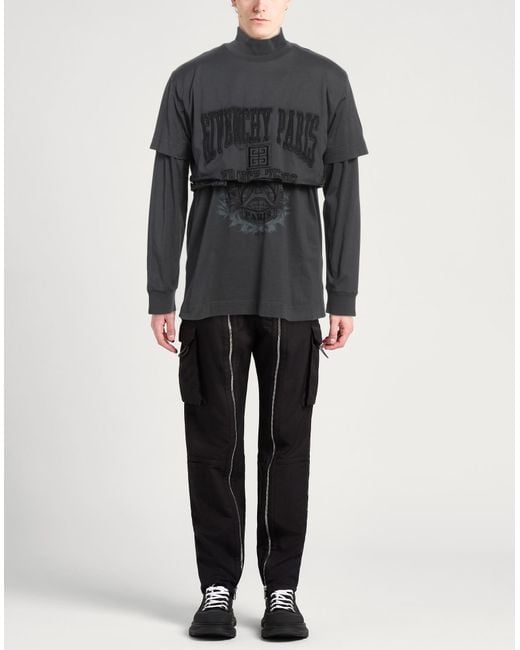 Givenchy Gray Lead T-Shirt Cotton for men