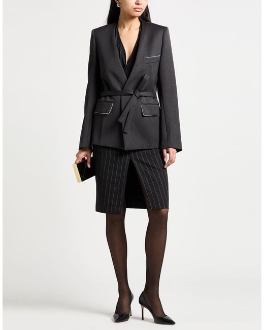 Victoria Beckham Black Blazer Wool