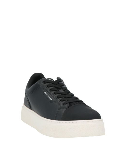 ARMANI EXCHANGE Black Trainers for men