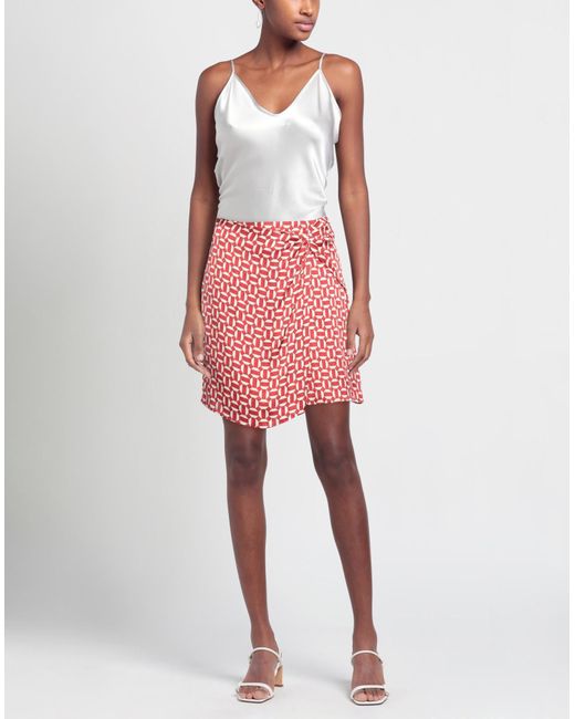 Nenette Red Mini Skirt