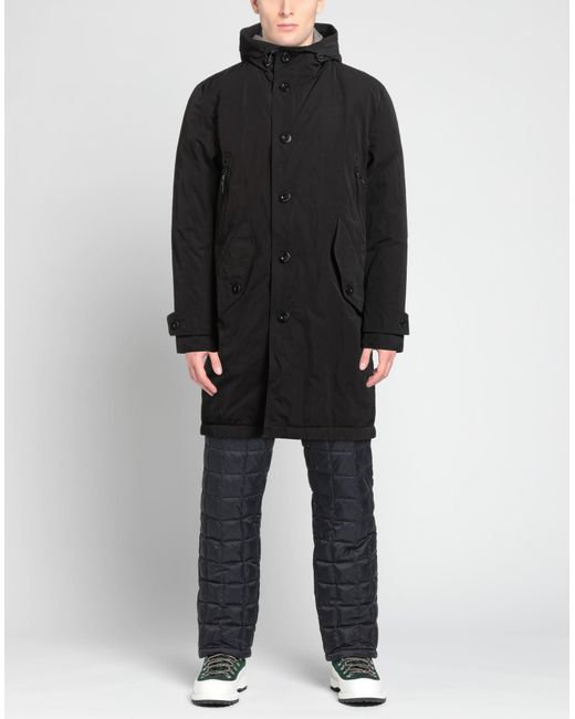 Replume' Mantel in Black für Herren