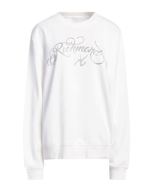 Richmond X White Sweatshirt Cotton, Polyester