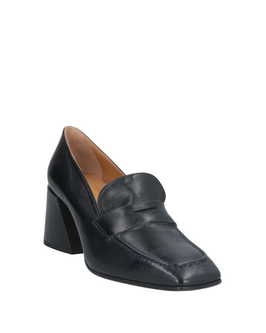 Pomme D'or Gray Loafers Soft Leather