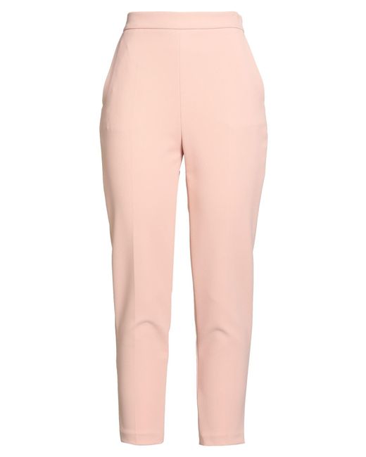 Elisabetta Franchi Pink Pants Polyester, Elastane
