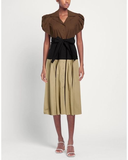 LHD Natural Midi Dress