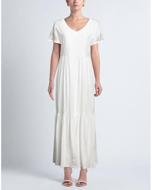 Liu Jo White Maxi Dress