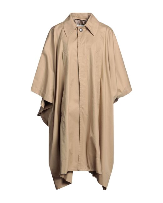 MM6 by Maison Martin Margiela Natural Overcoat & Trench Coat