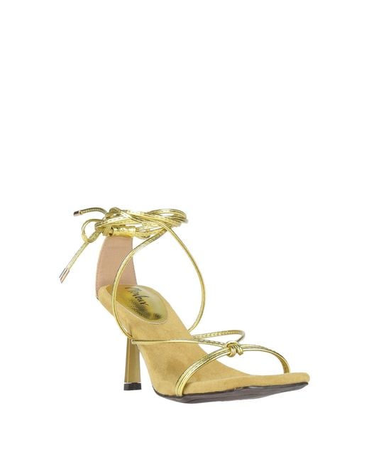 Menbur Metallic Sandals
