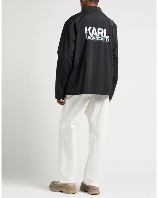 Karl Lagerfeld Black Jacket for men