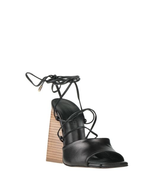 NCUB Black Sandals