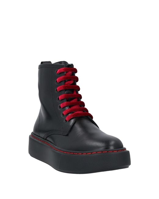 Frau Black Ankle Boots Leather