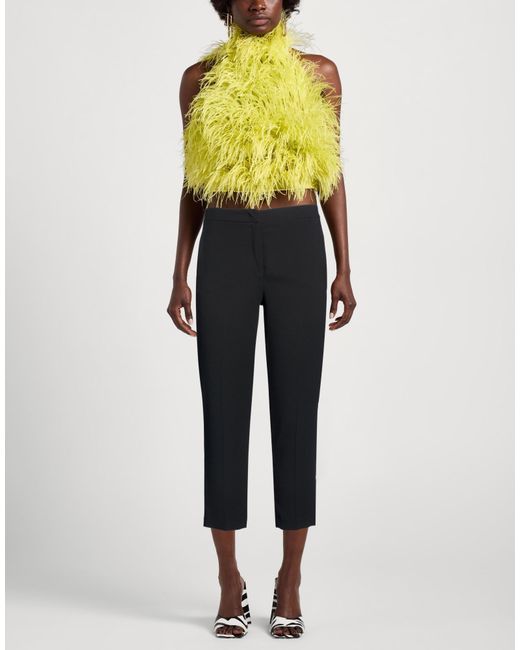 Hanita Black Pants Polyester