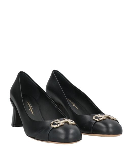 Ferragamo Black Pumps Lambskin