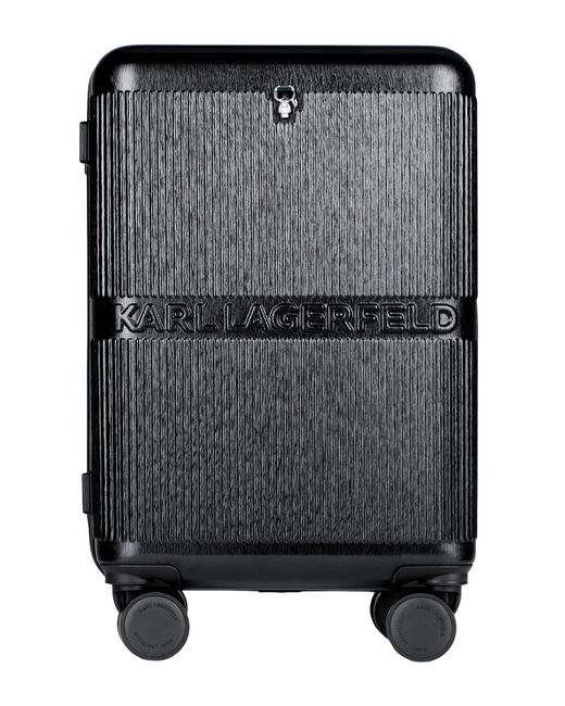 Karl Lagerfeld Wheeled luggage in Gray Lyst