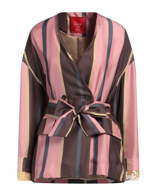 Co.Go Pink Blazer Silk