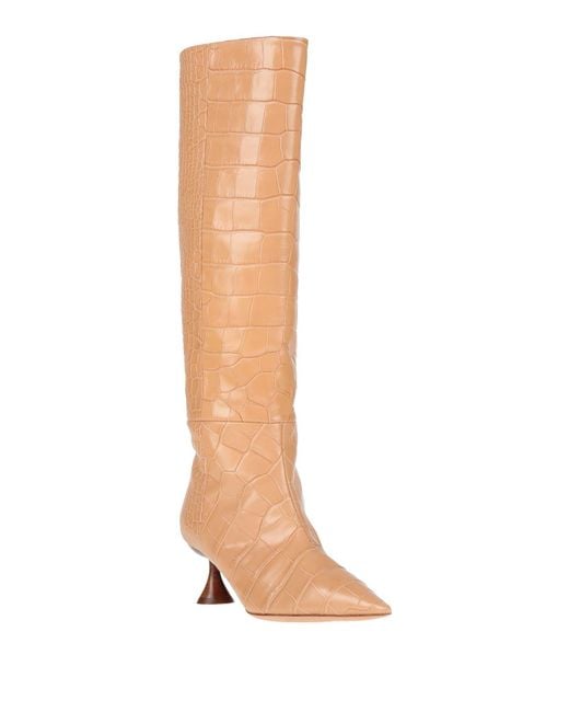 Rodo White Boot Leather