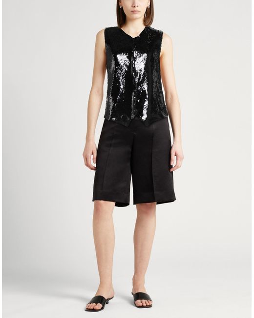 Emporio Armani Black Top Polyester, Elastane