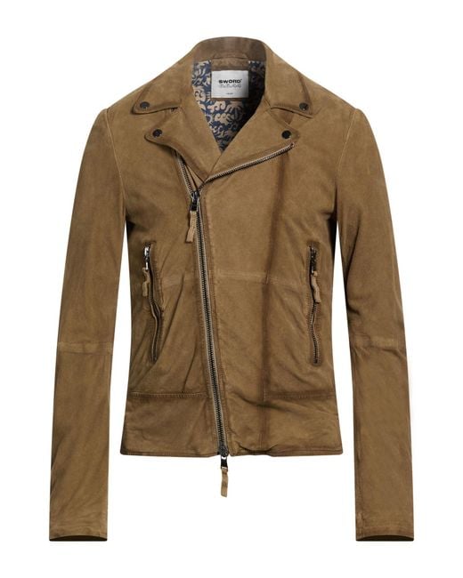 S.w.o.r.d 6.6.44 Green Jacket Leather for men