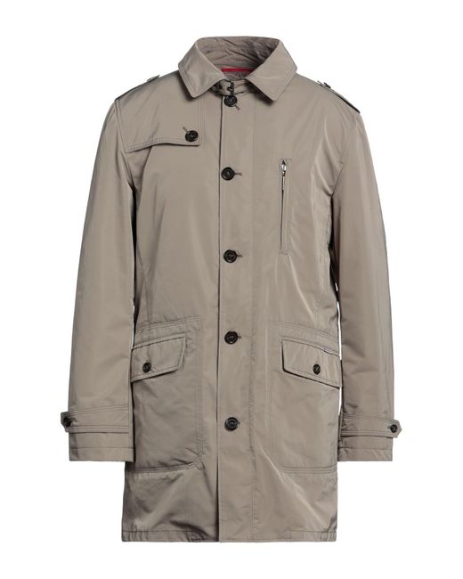 Jan Mayen Gray Overcoat & Trench Coat for men
