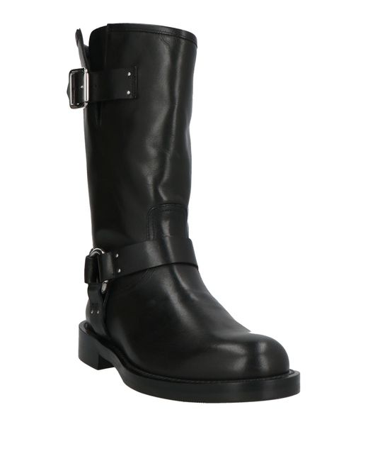 Guglielmo Rotta Black Ankle Boots Leather
