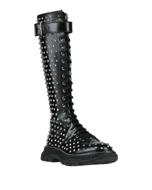 McQueen Black Boots