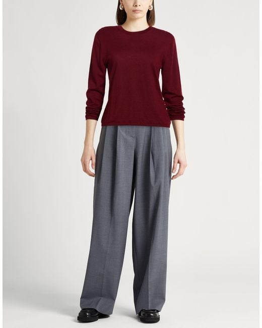 Max Mara Red Burgundy Sweater Cashmere