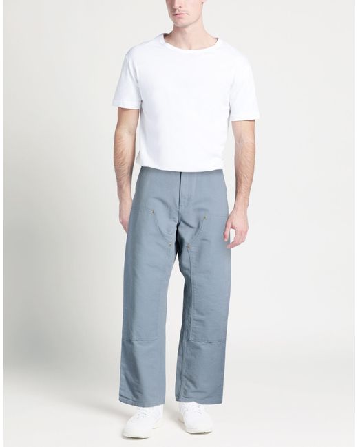 Carhartt Blue Pants Cotton, Polyester for men