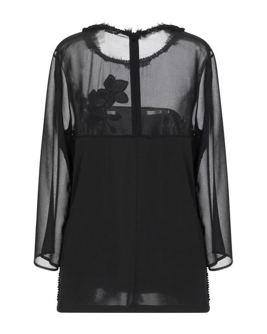 SEVENTY VENEZIA Black Top Polyester, Elastane