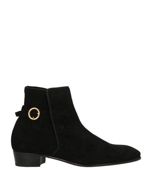 Lardini Black Ankle Boots for men