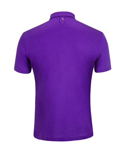 Billionaire Poloshirt in Purple für Herren