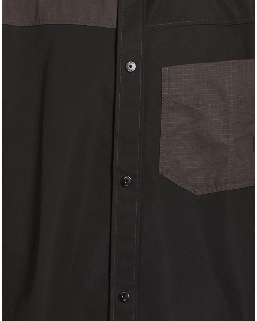 G-Star Black Shirt Elastane, Recycled Polyester for men