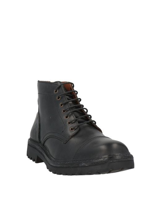 Dondup Black Ankle Boots Leather for men