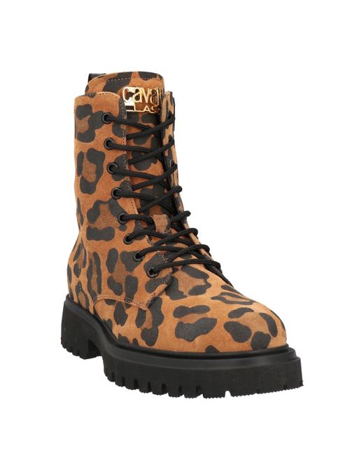 Roberto Cavalli Brown Stiefelette