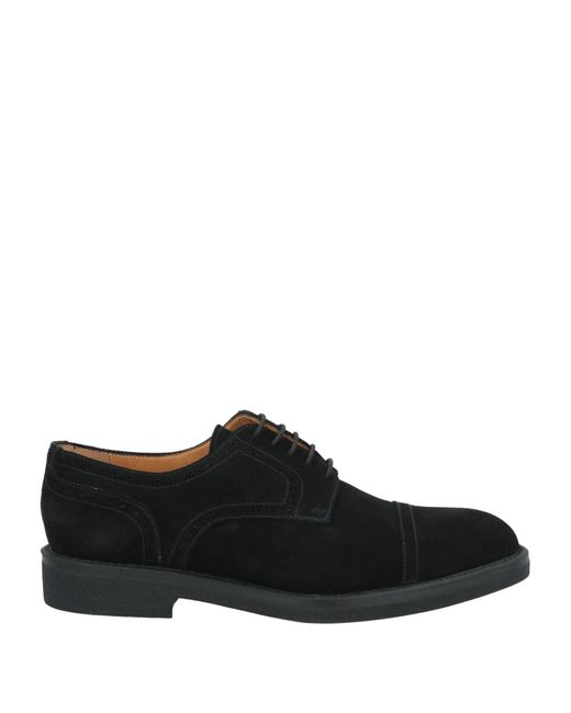 Barrett Black Midnight Lace-Up Shoes Leather for men