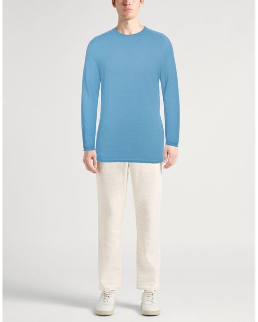 Pullover di 120% Lino in Blue da Uomo