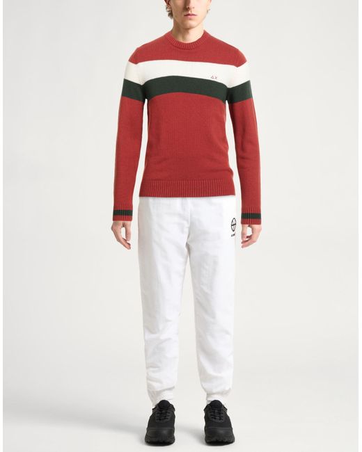 Sun 68 Red Jumper for men