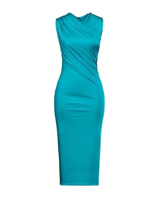 Vestido midi Versace de color Blue