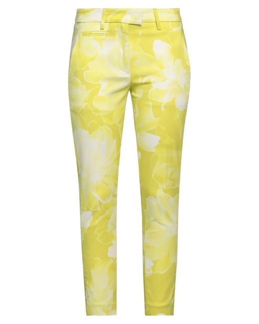 Dondup Yellow Pants Cotton, Elastane