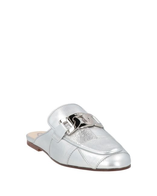 Tod's White Mules & Clogs