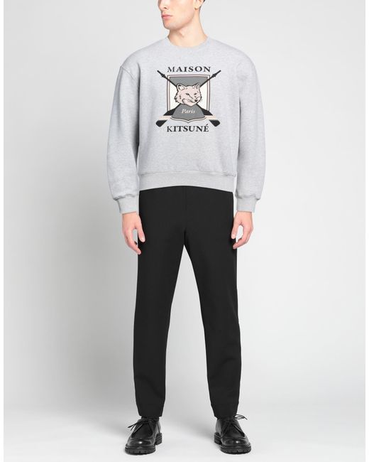 Maison Kitsuné Gray Sweatshirt for men