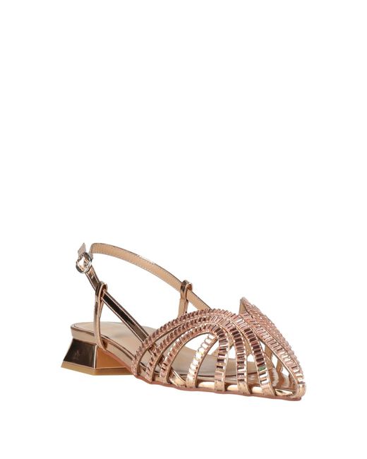Alma En Pena. Natural Ballet Flats