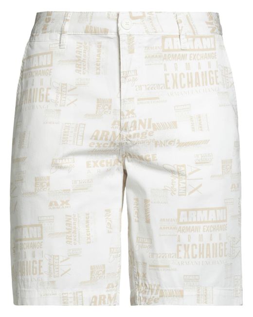 ARMANI EXCHANGE Gray Shorts & Bermuda Shorts for men