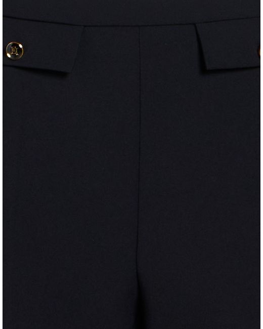 Elisabetta Franchi Blue Pants Polyester, Elastane