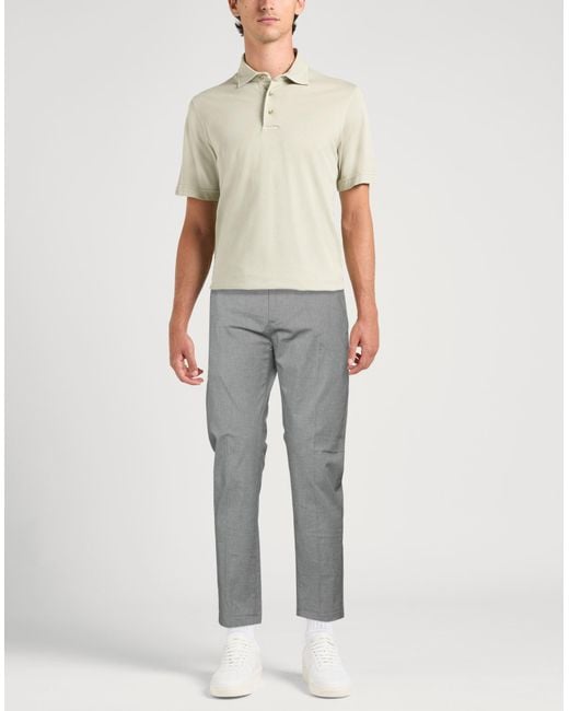 Department 5 Gray Pants Cotton, Elastane for men