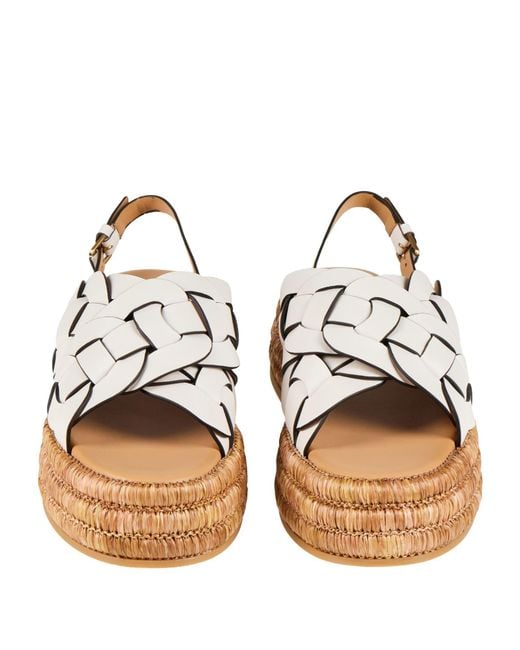Tod's Natural Sandals Leather