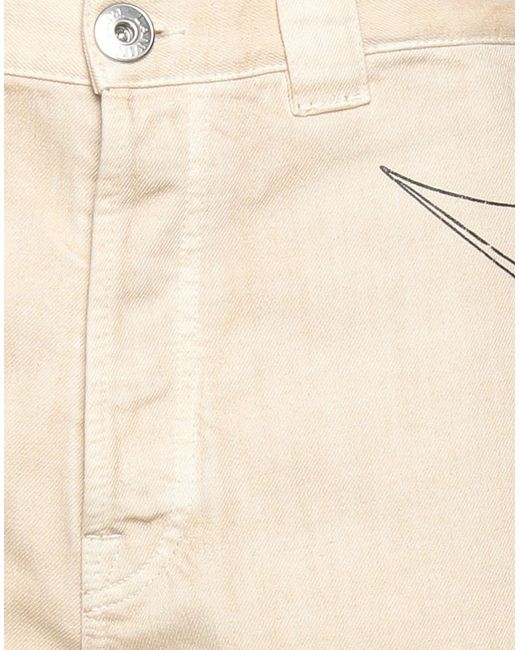 Lanvin Natural Denim Shorts for men
