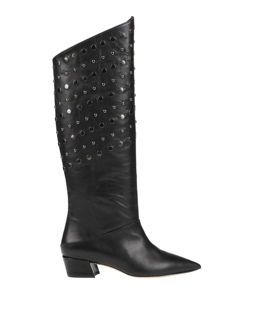 ALCHIMIA Napoli Black Boot Leather
